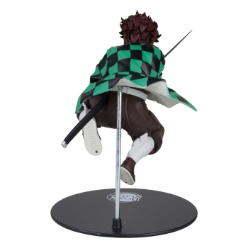 Zum Anime/Manga "Demon Slayer: Kimetsu no Yaiba" kommt diese detailreiche Statue aus PVC. Sie ist ca. 30 cm groß und wird mit weiterem Zubehör und Base in einer Fensterbox geliefert.